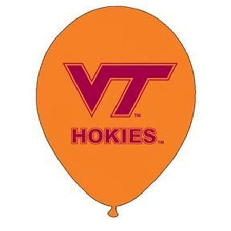 MAYFLOWER DISTRIBUTING Qualatex 53445 10 Count 11 in. Virginia Tech Latex Balloon 53445